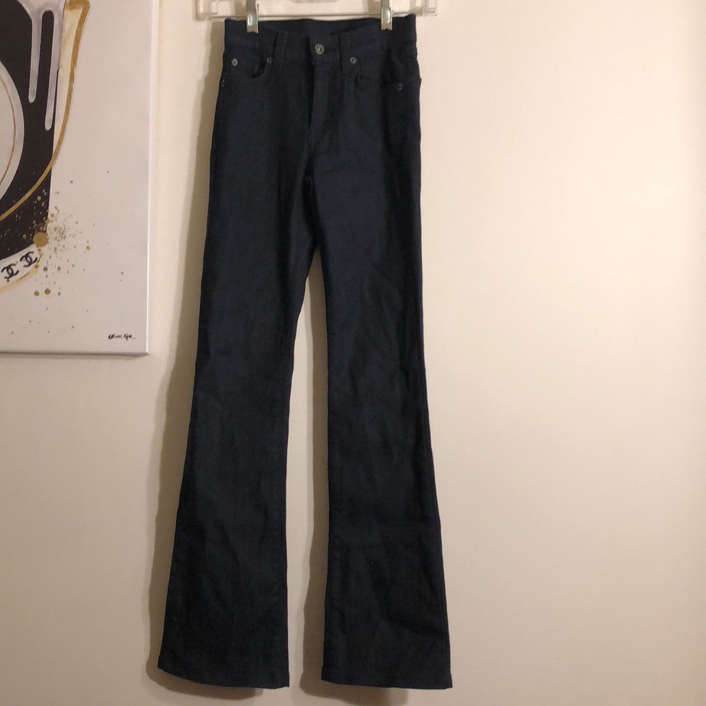 LF Dark Blue Bell Bottom Jeans